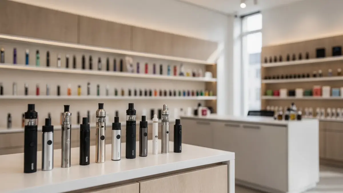 Fachgeschäft für E-Zigaretten mit Liquids, Aromen und Zubehör in Stuttgart, mit Beratung und Altersnachweis ab 18 Jahren.