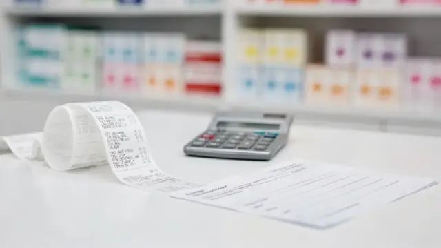 Apothekenverkaufspreis und Krankenkasse: Abrechnung mit Rezept, Kasse und Medikamenten in der Apotheke